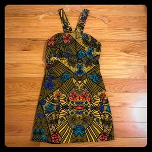 NWOT Zara Tropical Mini Dress Sz S